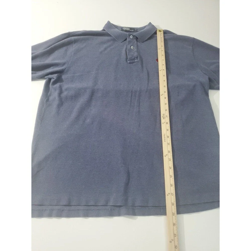 Polo By Ralph Lauren‎ Men's Short Sleeve Polo Shirt, Blue, XL